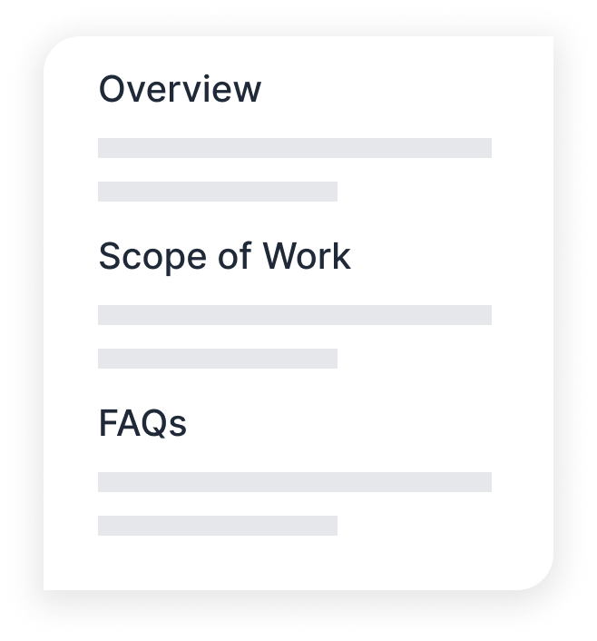 Service Detail Features